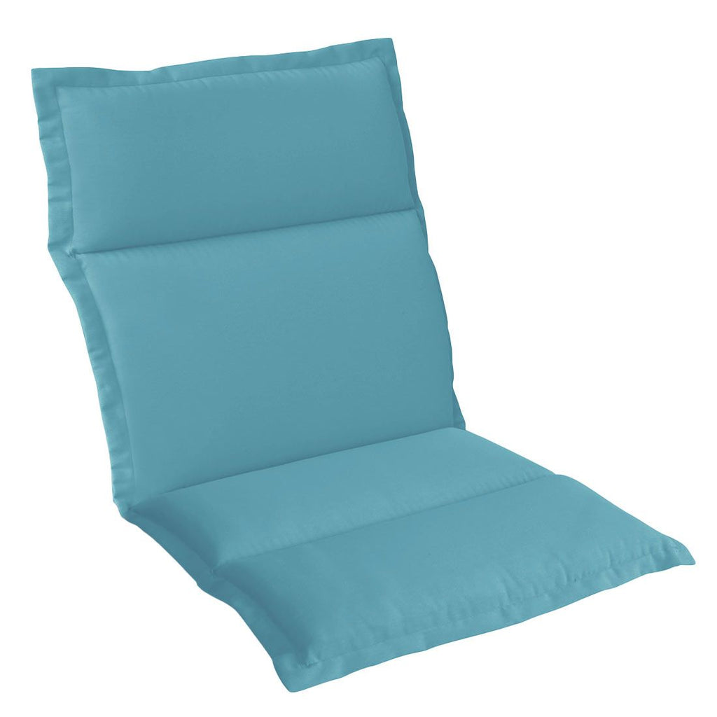 Lavrygg stolpute 50x98 cm lysblå blandingsstoff - OUTLIV forfra