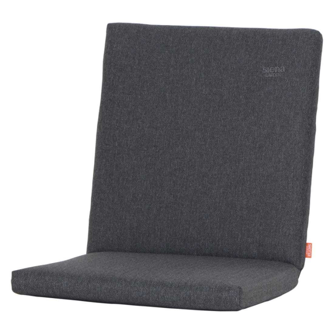 Lavrygg stolpute Aster 48x100 cm antrasitt kunstfiber forfra