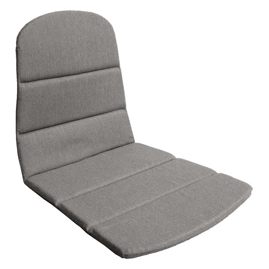 Lavrygg stolpute Breeze 46x87 cm akryl taupe forfra