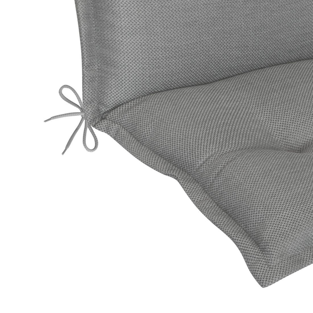 Montert Lavrygg stolpute Capri 50x103 cm grå kunstfiber på hage stol
