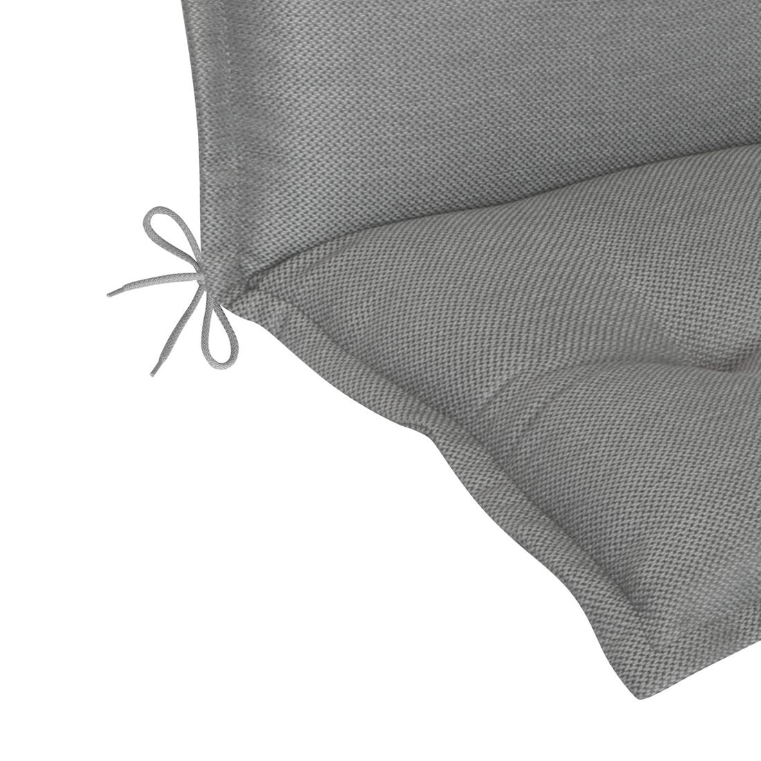 Montert Lavrygg stolpute Capri 50x103 cm grå kunstfiber på hage stol
