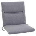 Lavrygg stolpute Comfort 48x96 cm grå blandingsstoff forside