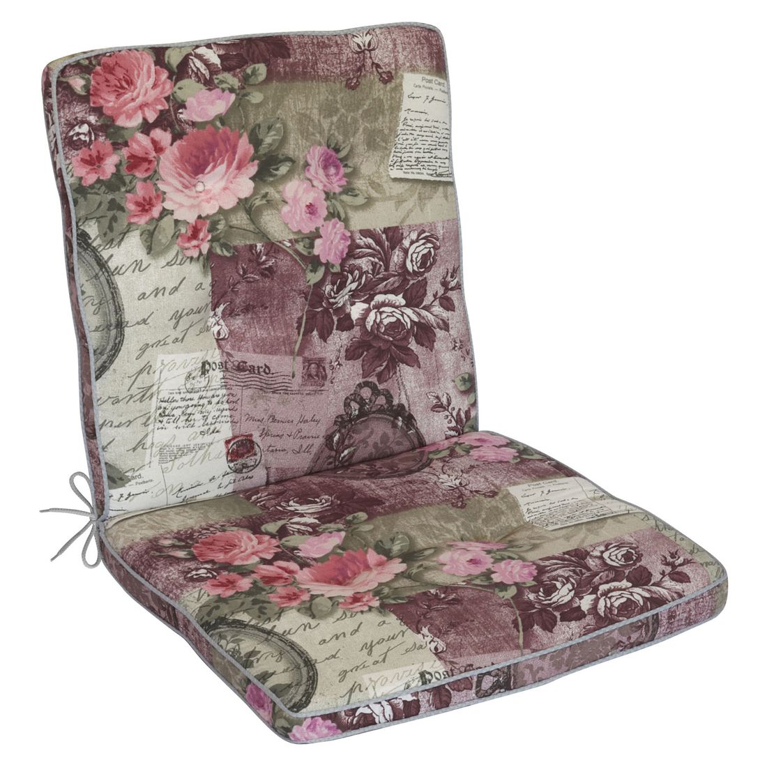 Lavrygg stolpute Excelsior 43x95 cm rosa blandingsstoff forside