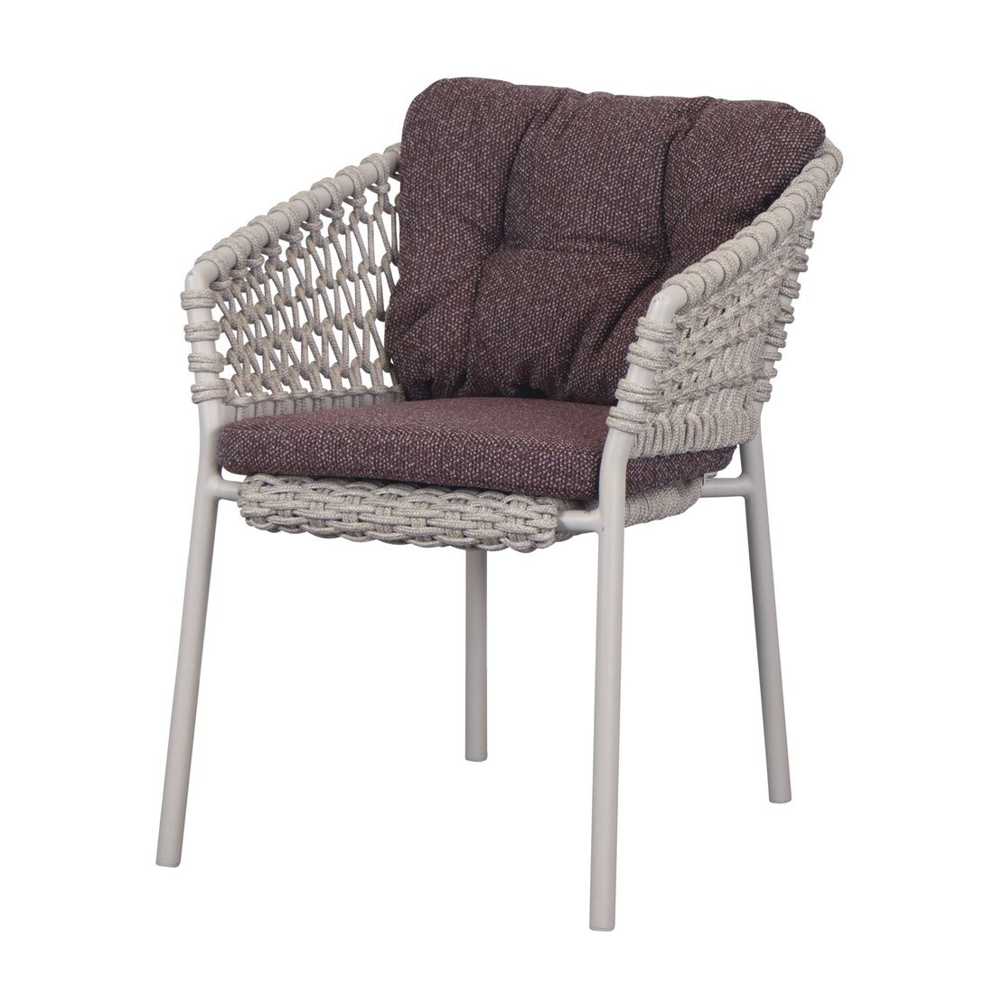 Lavrygg stolpute Ocean 45x50 cm bordeaux bakside