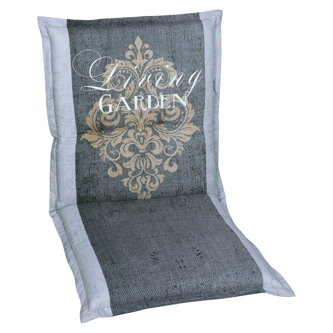 Lavrygg stolpute polyester antrasitt 50x100 cm - GO-DE forfra