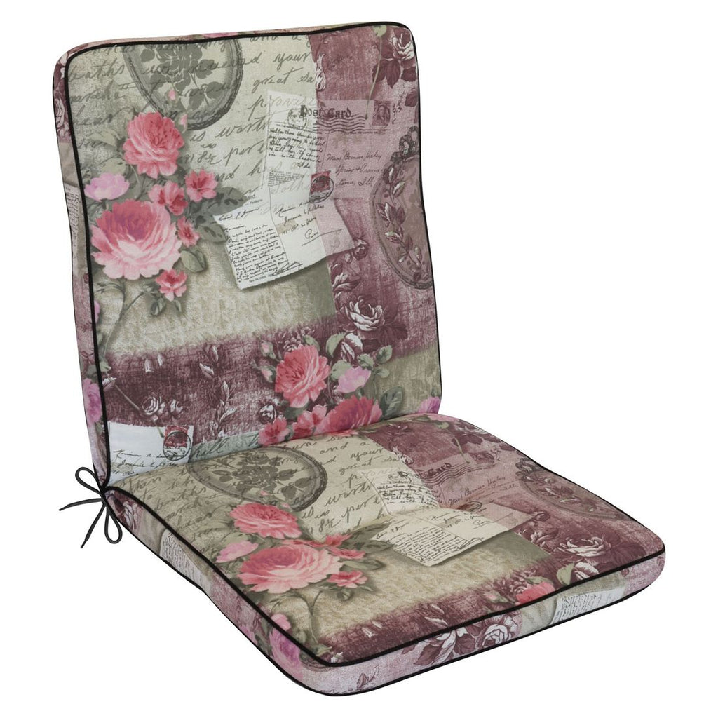 Lavrygg stolpute Savoy 50x101 cm rosa forfra