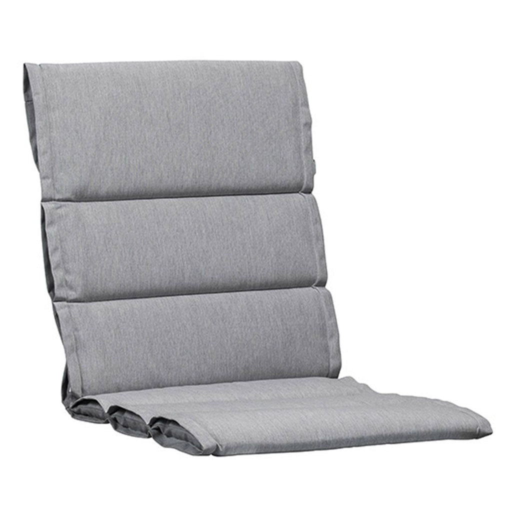 Lavrygg stolpute Smell 50x103 cm dralon lysgrå forfra