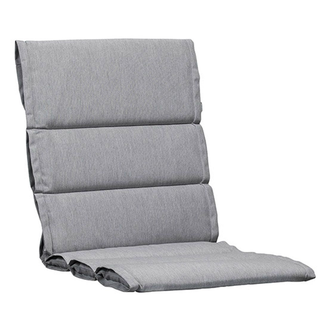 Lavrygg stolpute Smell 50x103 cm dralon lysgrå forfra