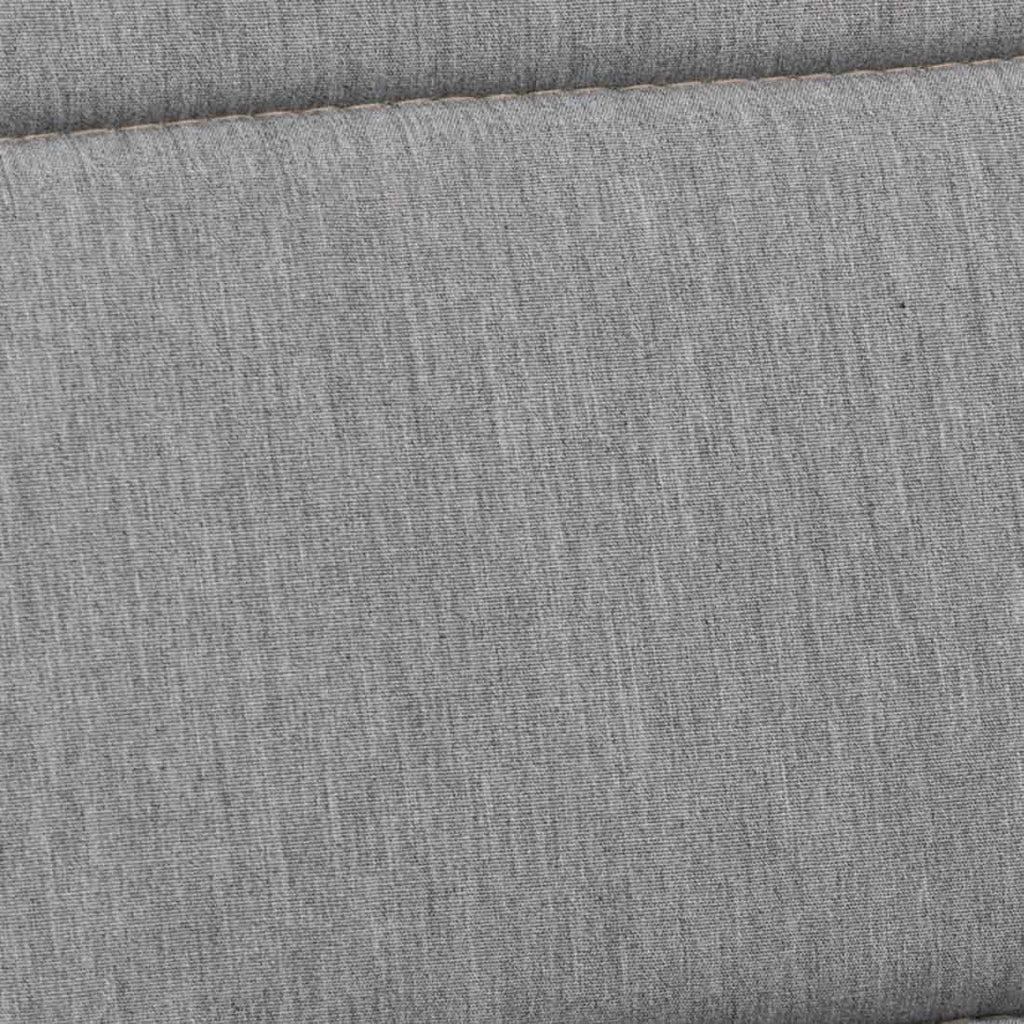 Detalj av Dralon stoff på Lavrygg stolpute Smell 50x103 cm dralon lysgrå