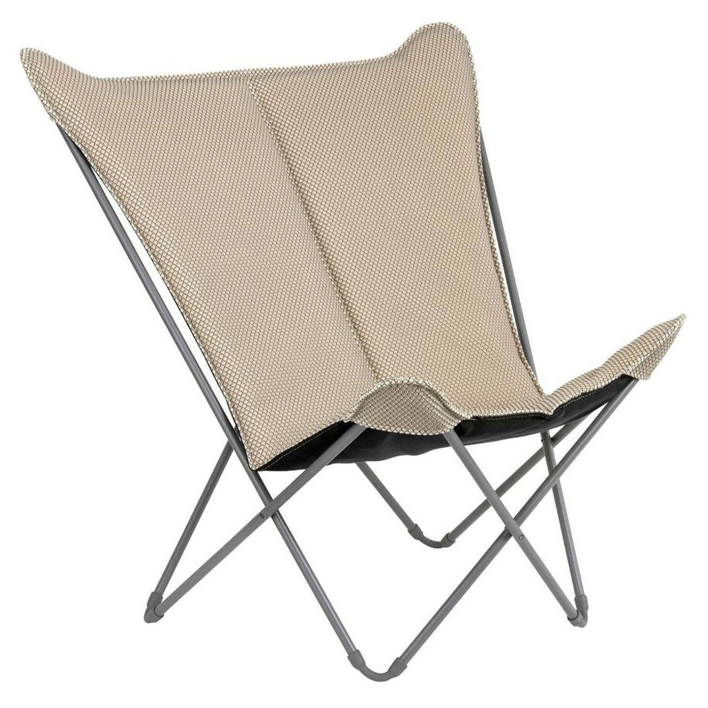 Liggestol Pop Up XL sammenleggbar stål BeComfort bakside