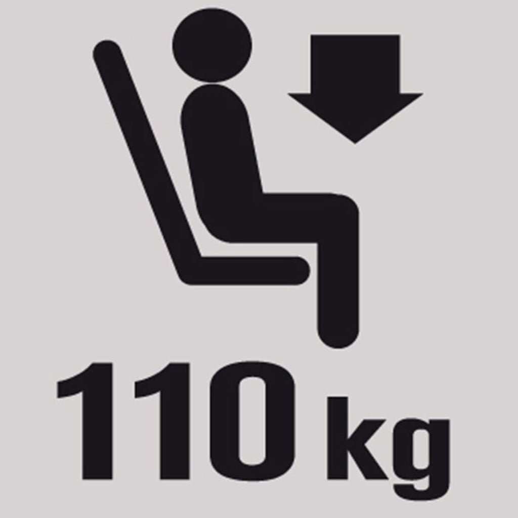 Liggestol Pop Up XL fra siden i svart og ecru