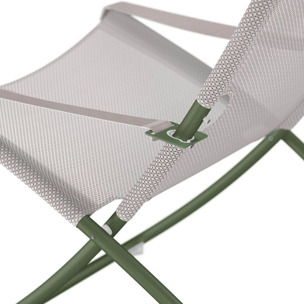 Liggestol Snooze justerbar stål/textilen - emu