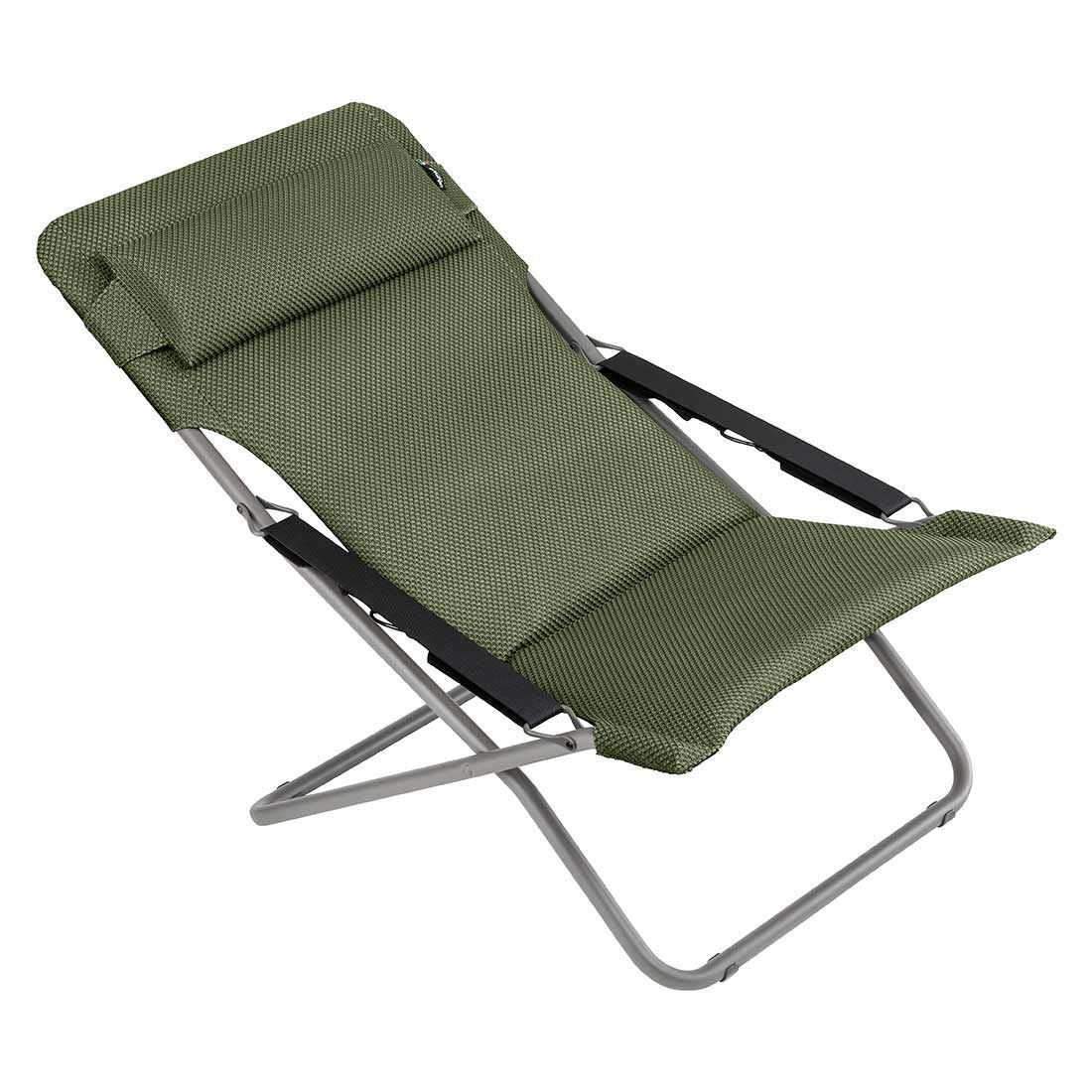 Liggestol Transabed sammenleggbar stål/utestoff 67 cm bakside