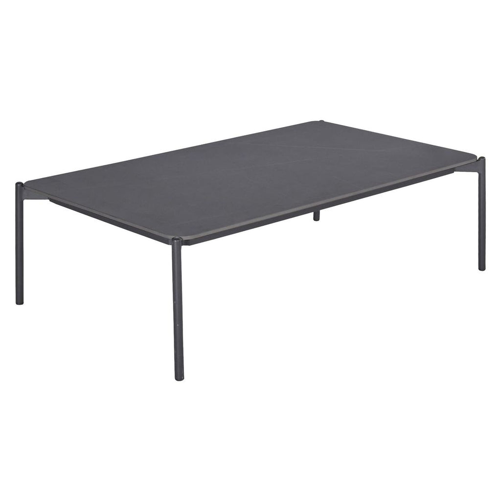 Loungebord Bari 120x70cm aluminium/keramikk bakside