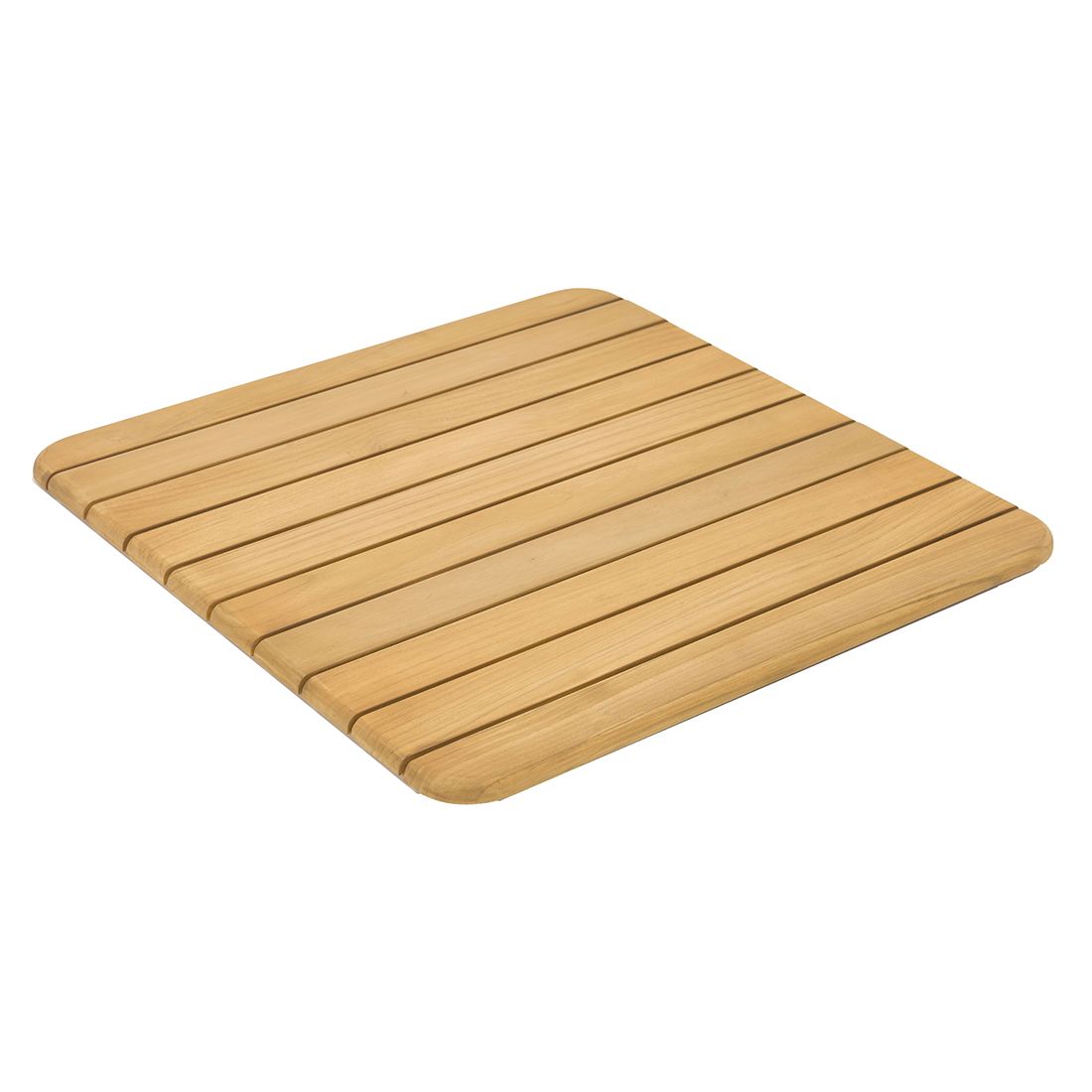 Loungebord bordplate Sky teak 70x70 cm Zebra natur teak