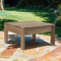Loungebord Castello 70x70 cm teak - OUTLIV forfra