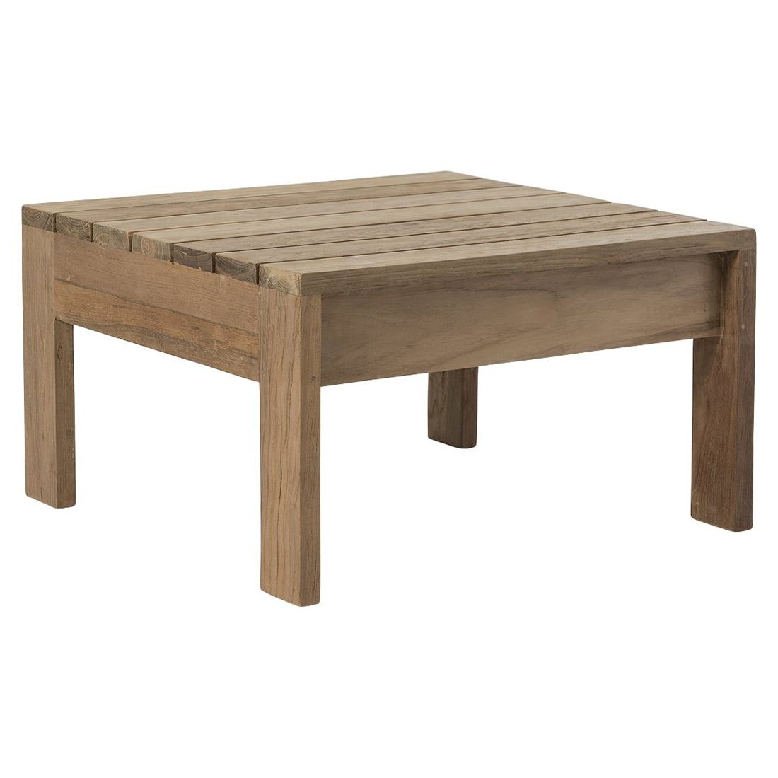 Loungebord Castello 70x70 cm teak - OUTLIV detalj av bordplate