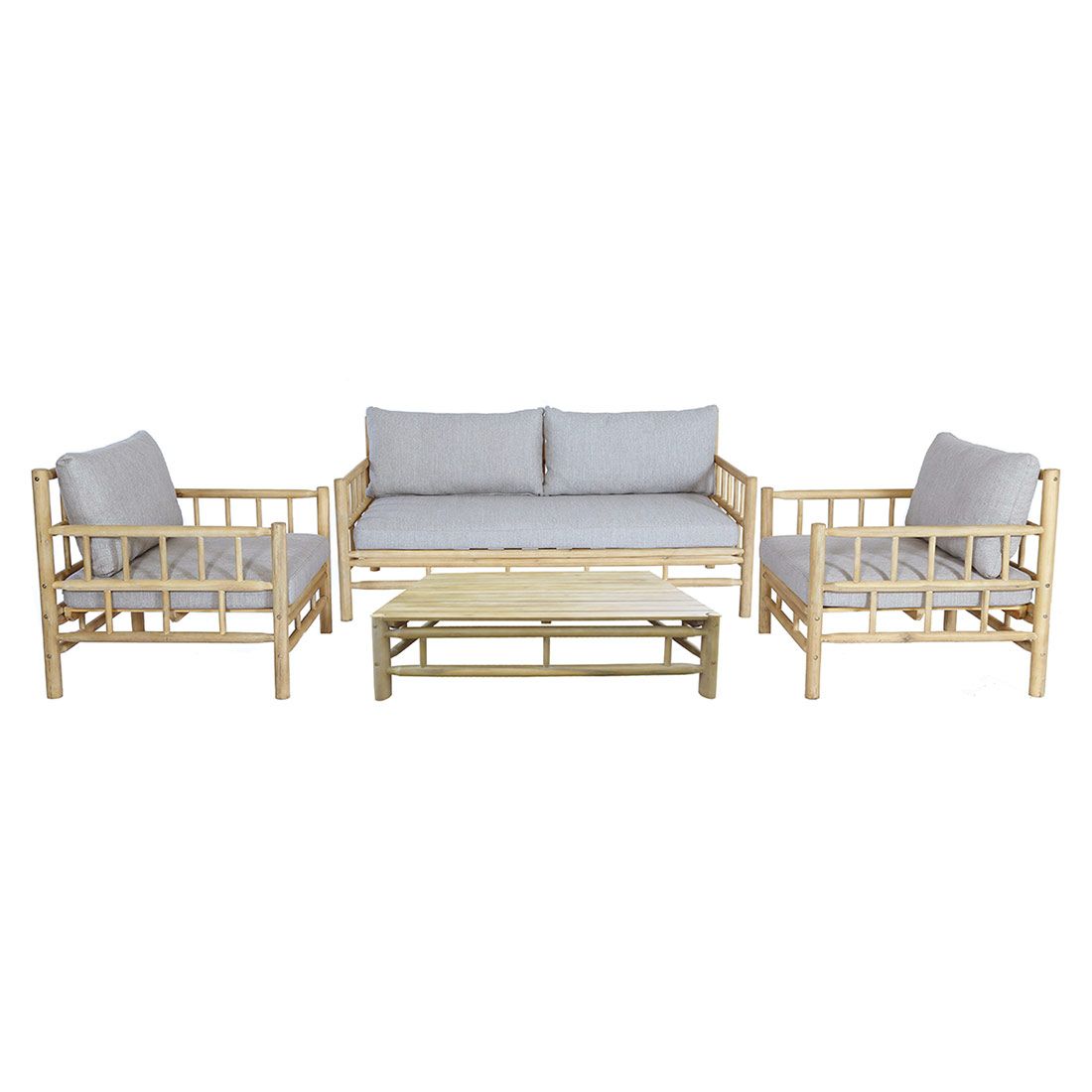 Loungebord Costa Rica akasie 100x100 cm bakside