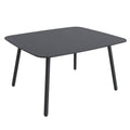 Loungebord Delicio 120x100 cm aluminium/Creatop Basic - MWH sett forfra