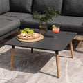Loungebord Ipanema 75x75 cm teak/Duraboard forfra