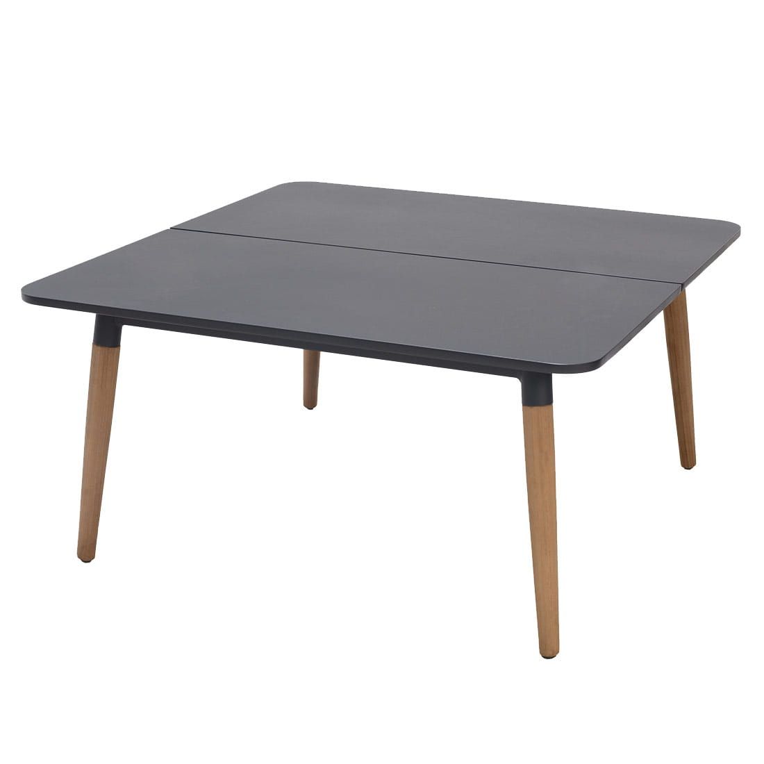 Loungebord Ipanema 75x75 cm teak/Duraboard bakside