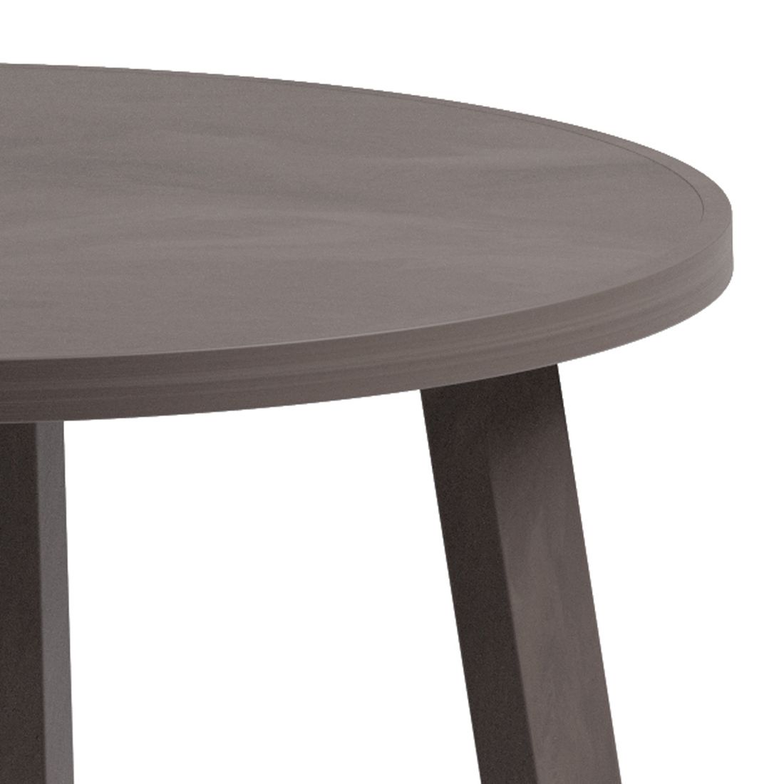 Loungebord Maximo Ø60 cm plast terra montert i hage