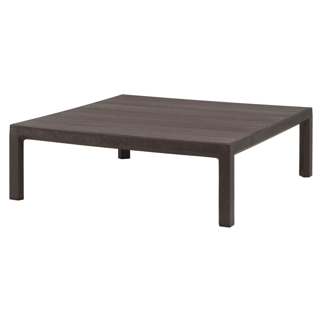 Loungebord Maximo 80x80cm plast stabelbart bakside