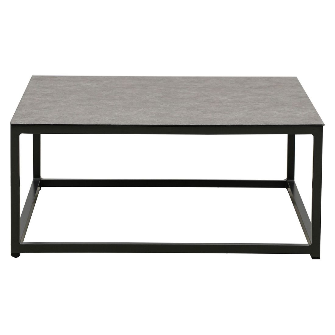 Montert Loungebord Miami 90x90 cm på terrasse
