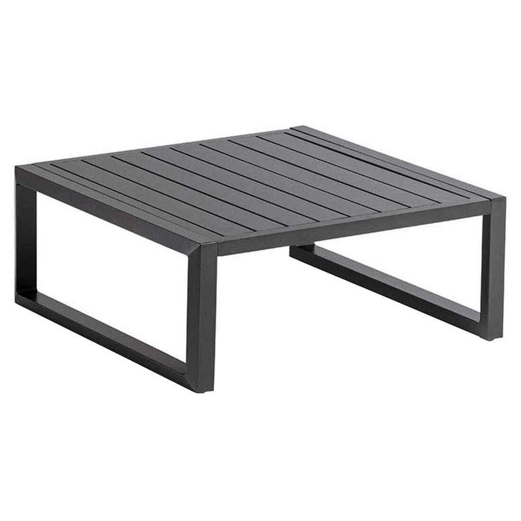 Detalj av Loungebord Ocean Skid 75x75 cm aluminium/olefin