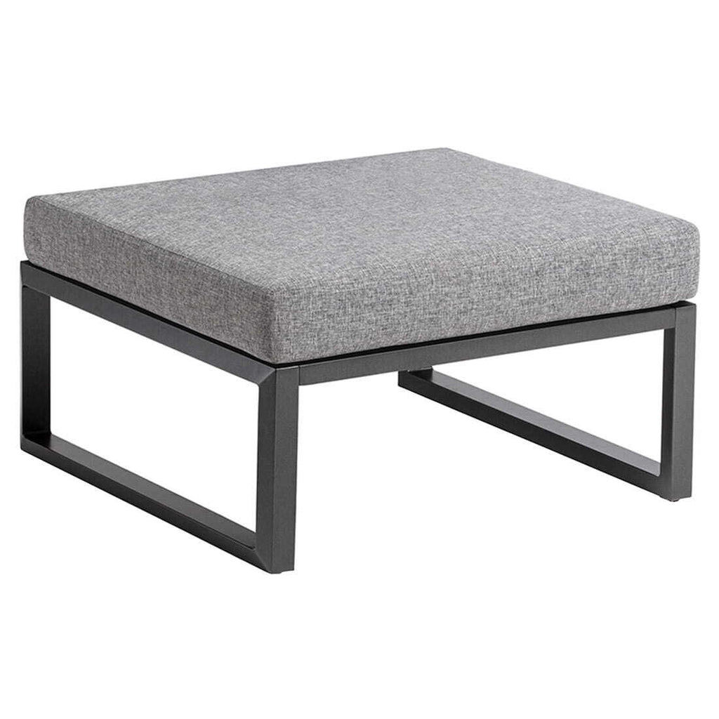Nærbilde av bordplate på Loungebord Ocean Skid 75x75 cm aluminium/olefin