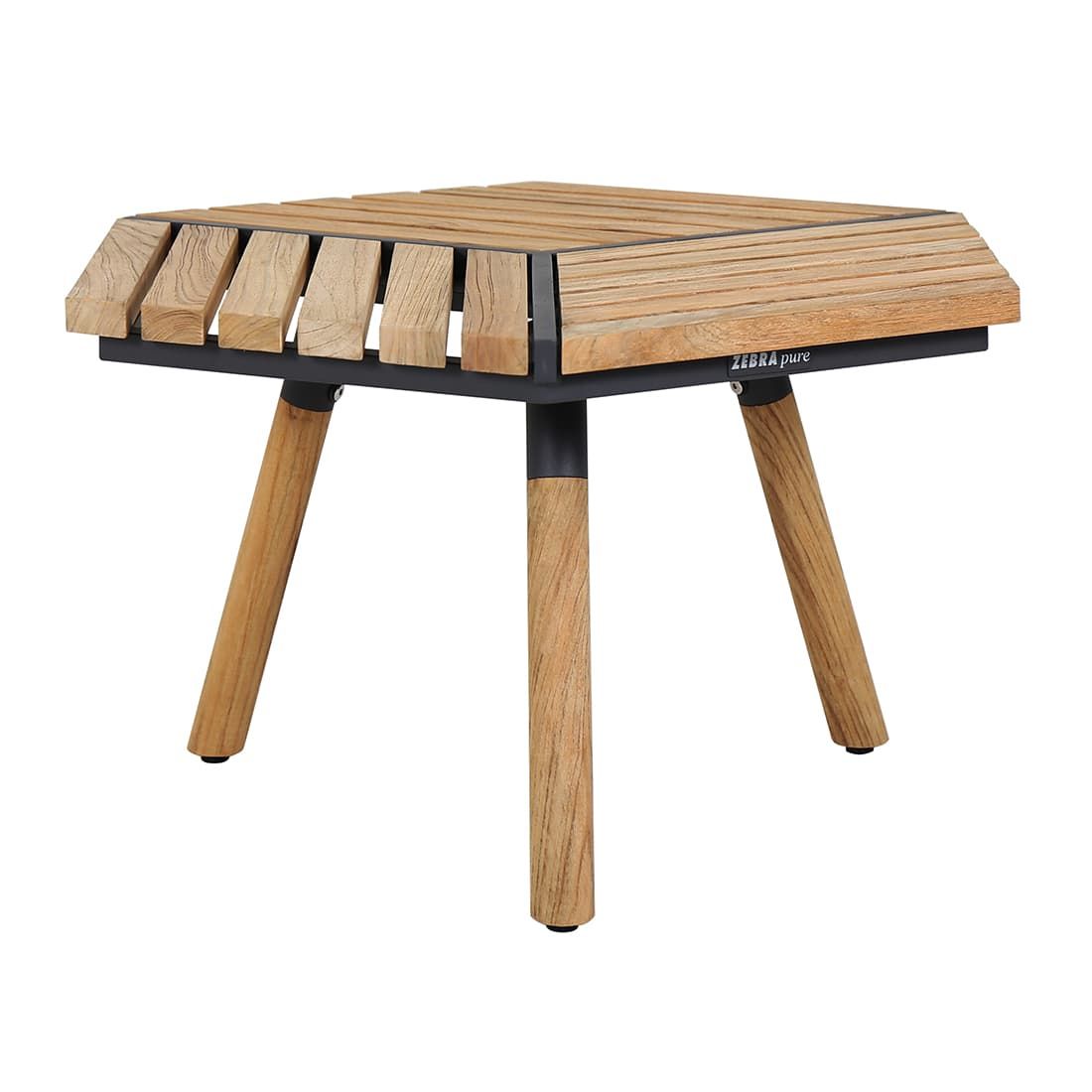 Loungebord Pollux 59x67 cm teak - Zebra for terrassen