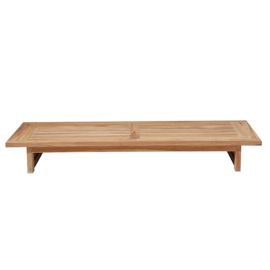 Loungebord Robinson 190x80 cm resirkulert teak forfra