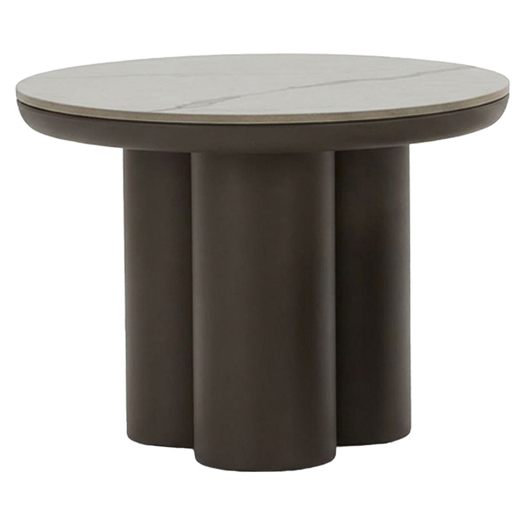 Loungebord-sett Tonga 2-deler aluminium/sinterstein nærbilde av material