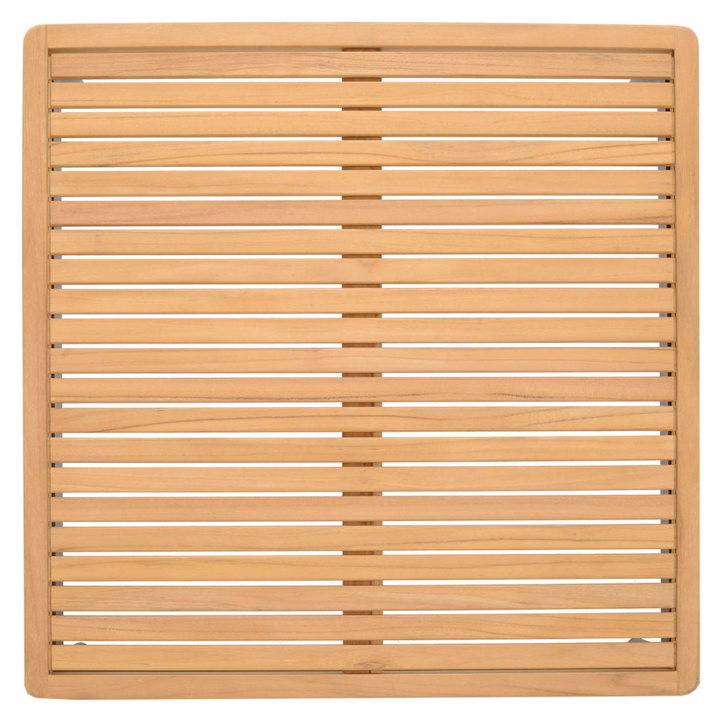 Loungebord Topaz 73x73 cm montert i hage