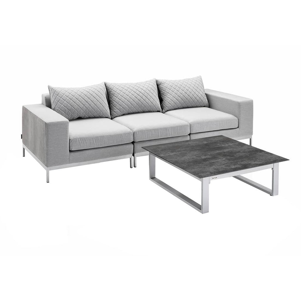 Loungebord understell Ego aluminium 95x95 cm Kettler detalj