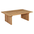 Loungebord Universal 120x80 cm resirkulert teak forfra