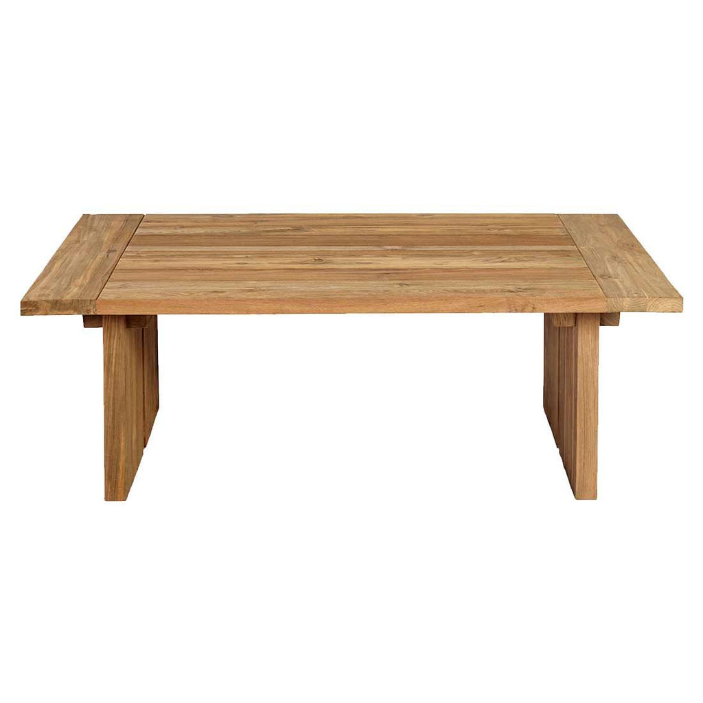 Loungebord Universal 120x80 cm resirkulert teak bakside