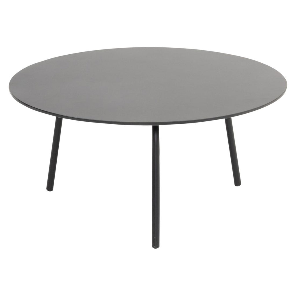 Loungebord Vienna Ø70 cm stål/fibersement forfra