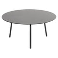 Loungebord Vienna Ø70 cm stål/fibersement forfra