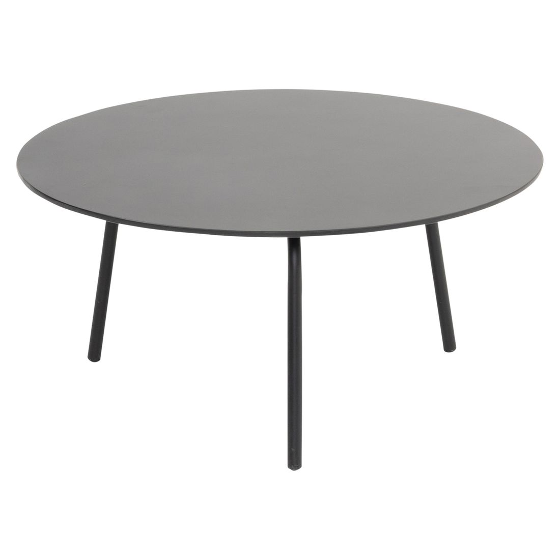 Loungebord Vienna Ø70 cm stål/fibersement forfra
