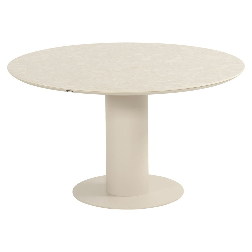 Loungebord Zaragoza low dining Ø120 cm aluminium/keramikk - Hartman forfra