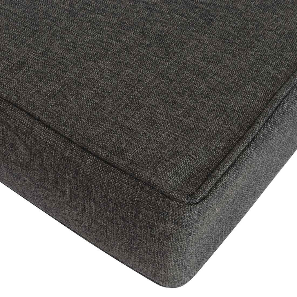 Loungepute 60 cm polypropylen grafittgrå - KETTtex sideprofil