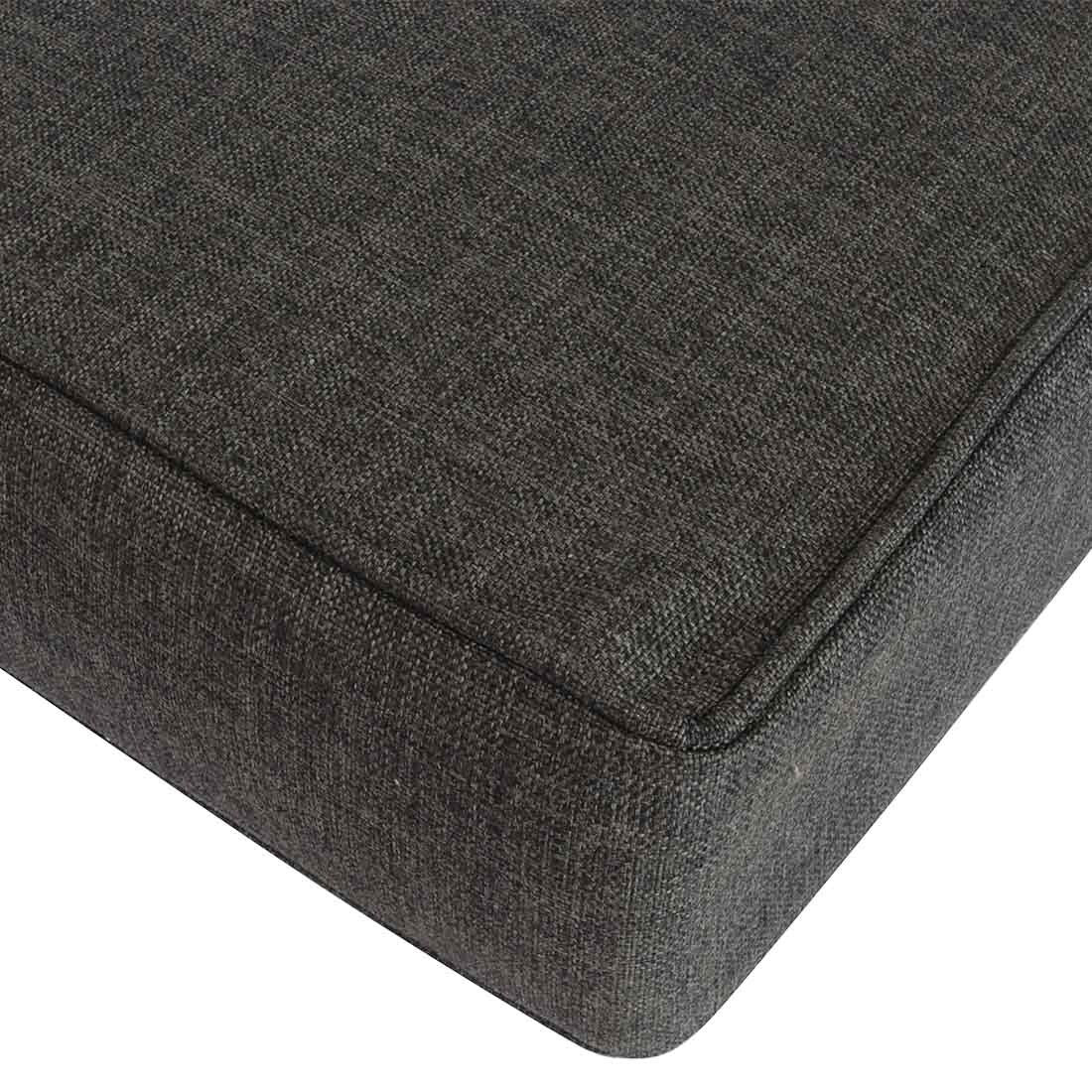 Loungepute 60 cm polypropylen grafittgrå - KETTtex sideprofil