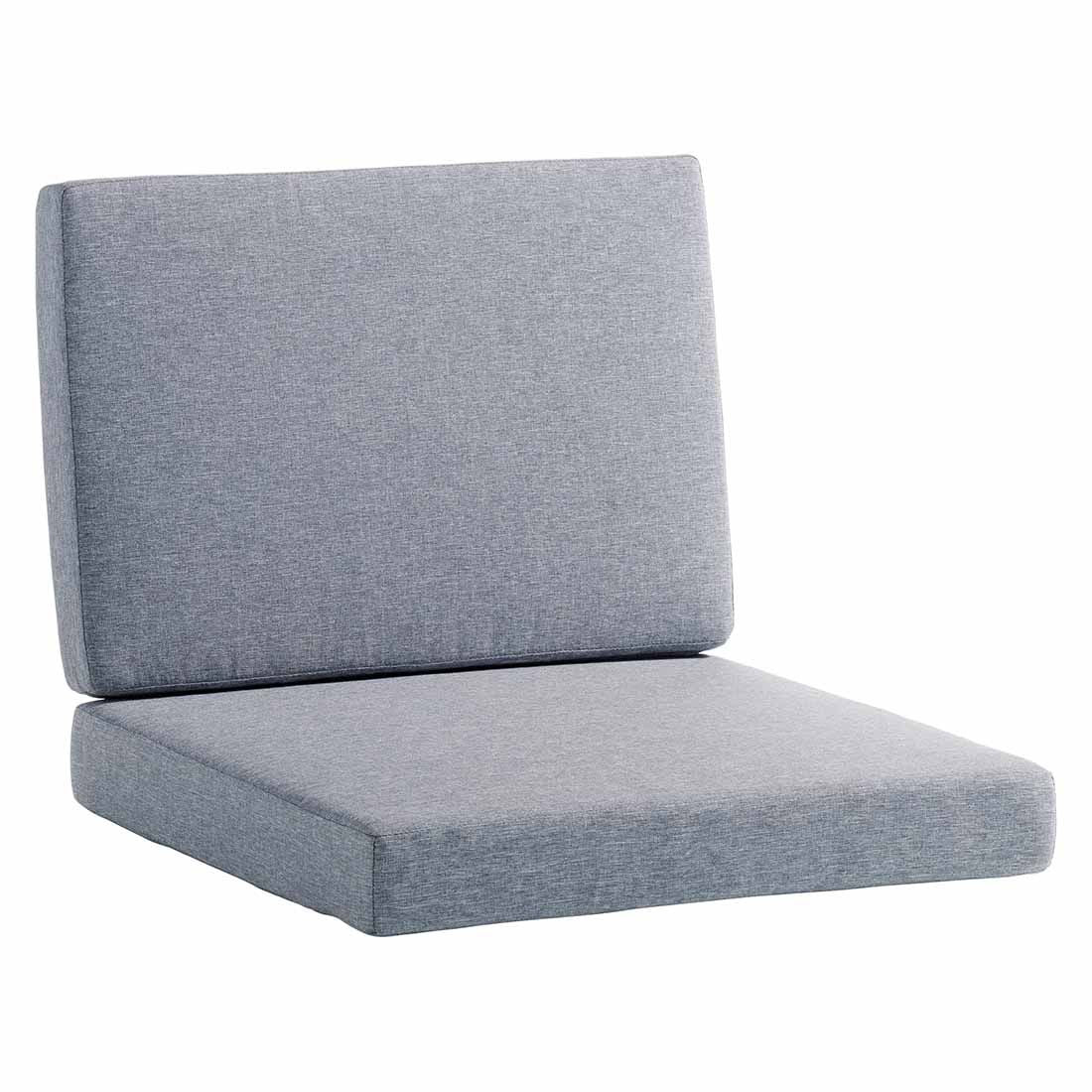Loungepute Lugo 61x61 cm Sunproof lysgrå bakside