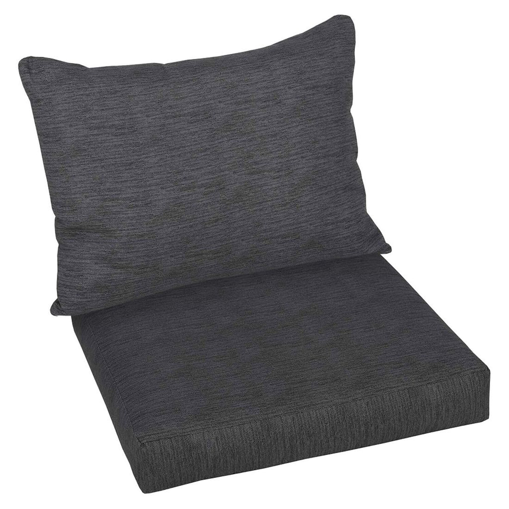 Loungepute midtmodul 60 cm antrasitt - OUTLIV forfra
