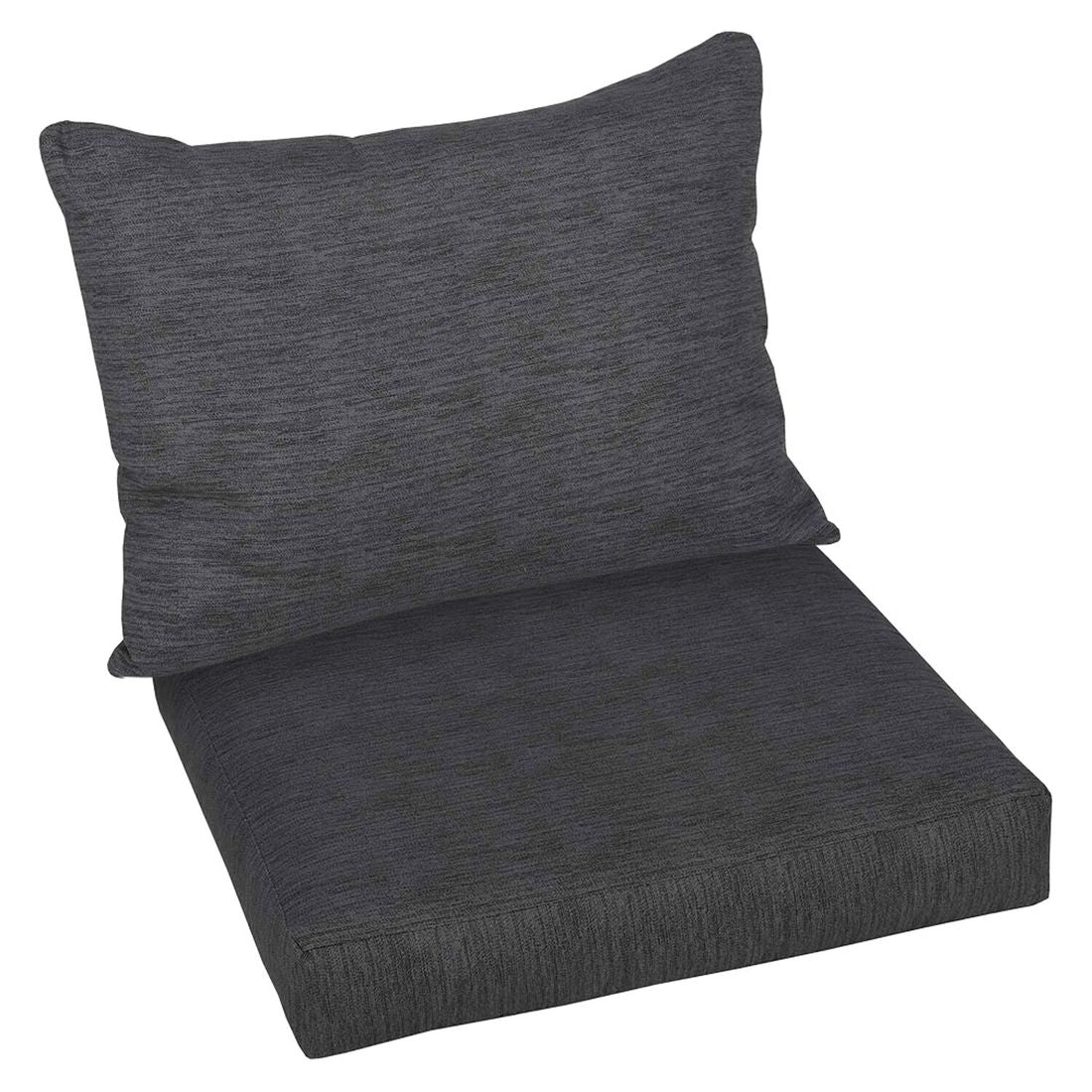 Loungepute midtmodul 60 cm antrasitt - OUTLIV forfra