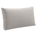 Loungepute rygg Ava 69x39 cm polyester lysgrå forfra