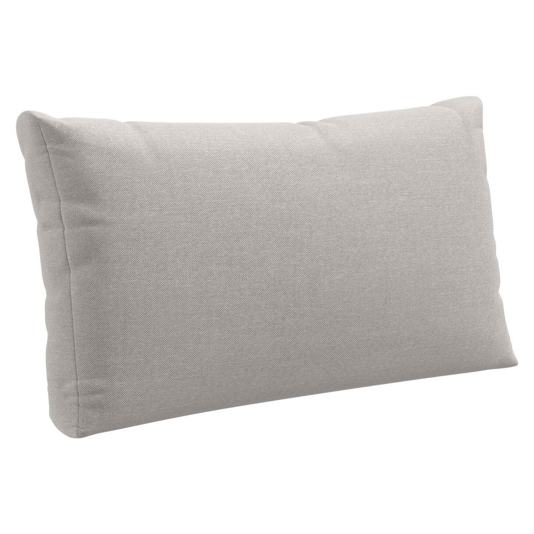 Loungepute rygg Ava 69x39 cm polyester lysgrå forfra