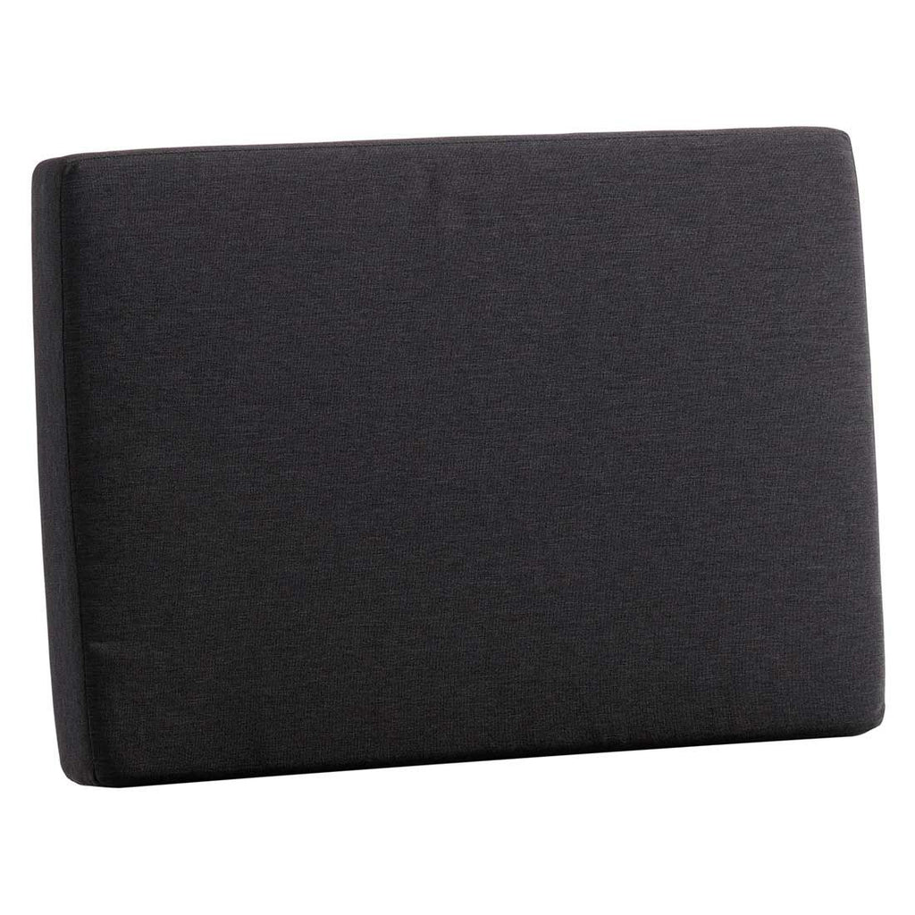Loungepute rygg Lugo Sunproof 61x42 cm mørkgrå forfra