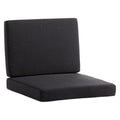 Loungepute sitte Lugo Sunproof 61x61 cm mørkgrå detalj av stoff